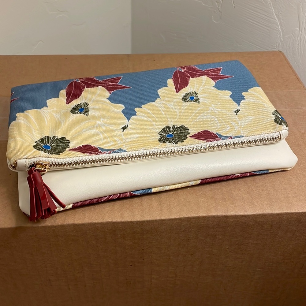 Floral Folding Clutch Handbag